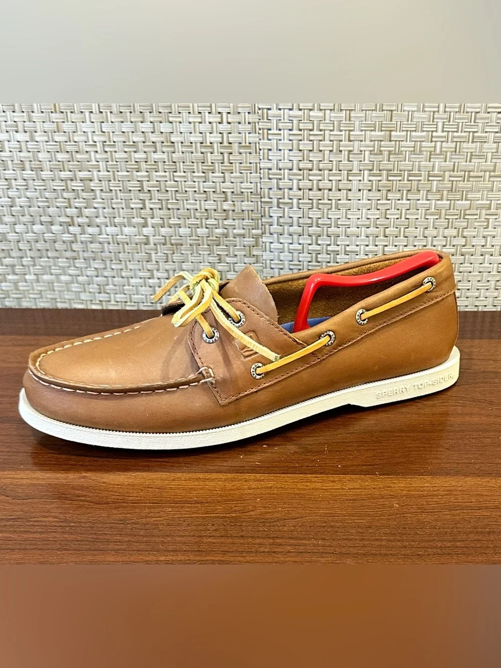 Sperry Top-Sider Men's Authentic Original 2-Eye Boat Shoes Sahara Size 10M